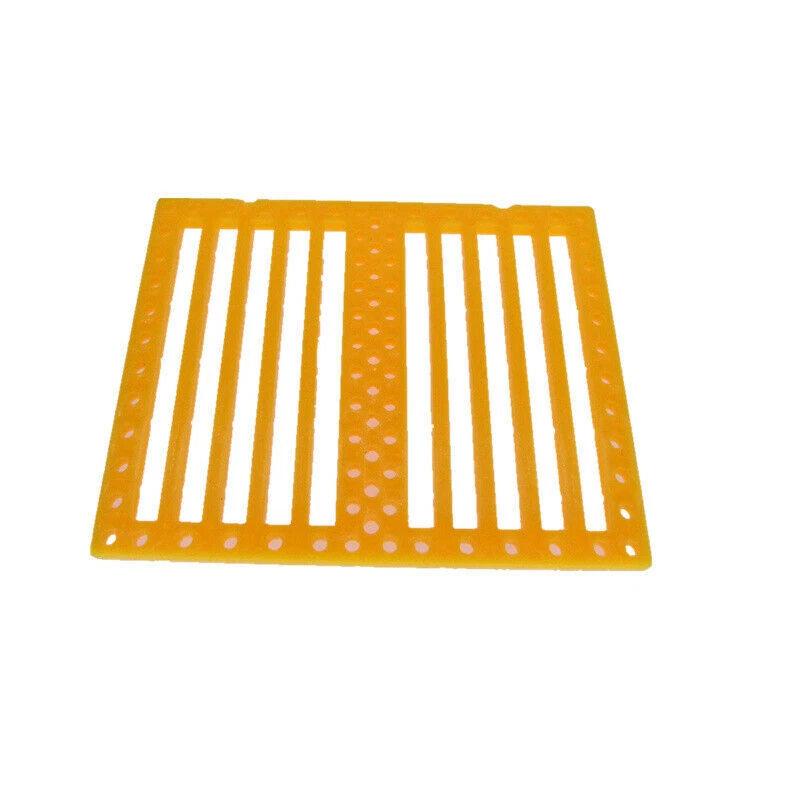 75*60mm Car Chassis Perforated Plastic Panel Car Frame DIY For Robot Toy Model - Image 4 of 4