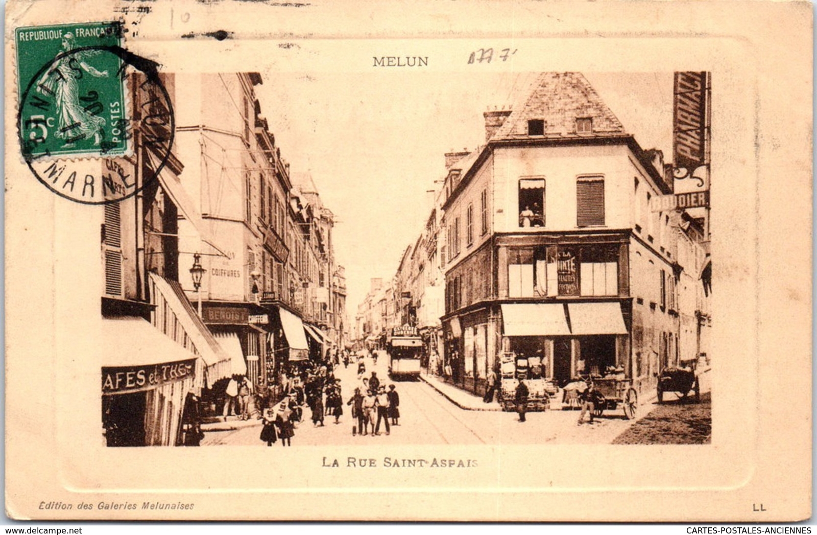77 MELUN - la rue saint aspais | eBay