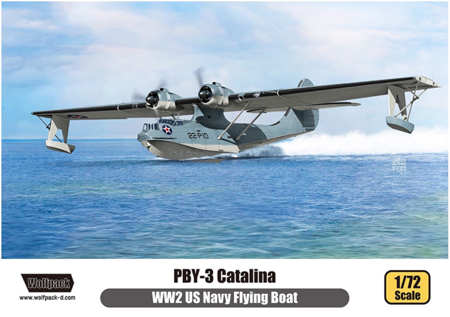 1/72 PBY-3 Catalina WW2 US Navy Flying Boat Premium Edition kit