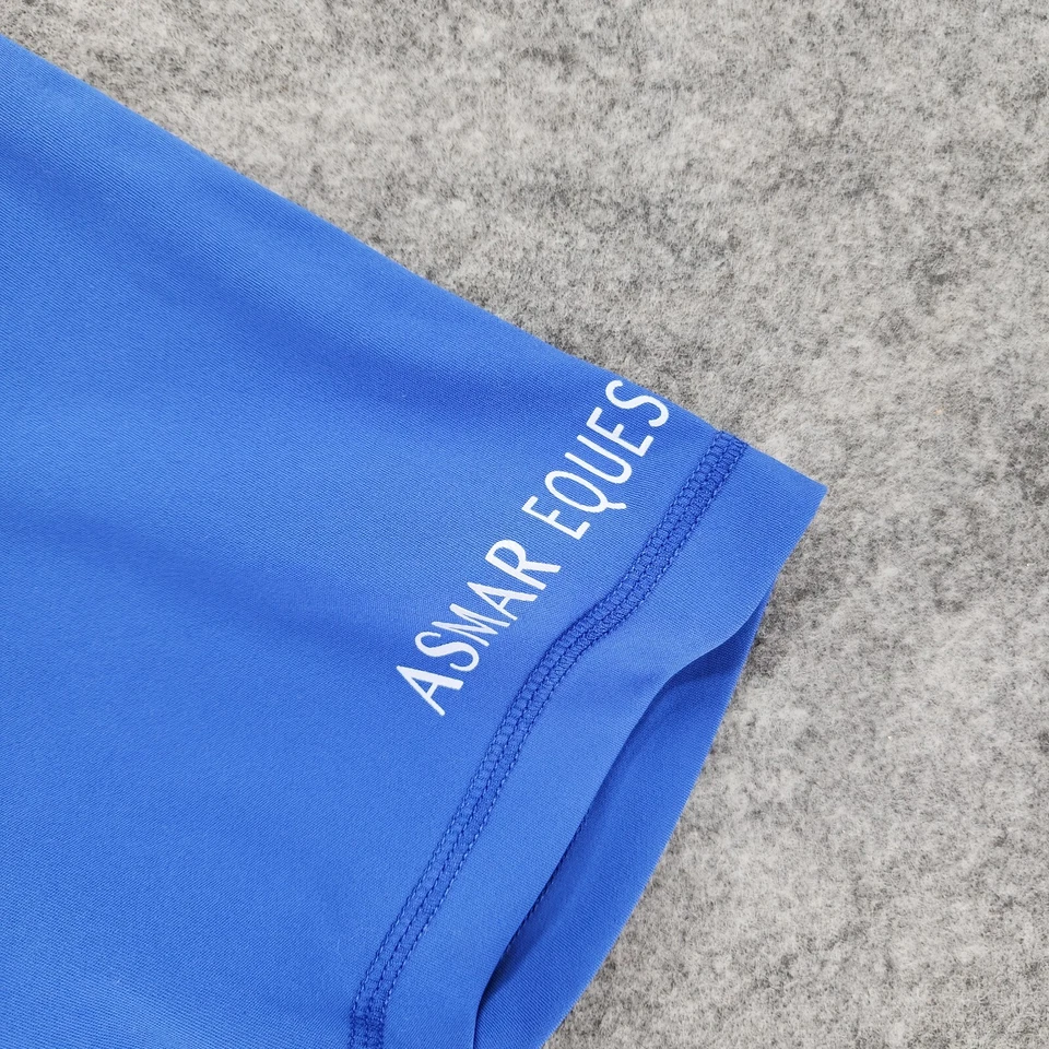 Noel Asmar Polo Shirt Mens 2XL Short Sleeve Blue Performance Equestrian - Image 4 of 4