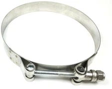 Jolly SAE 64 All 300 Stainless T Bolt 2-5/8" Hose Clamp - Range 2-7/8" - 3-3/16"