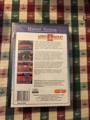 Mortal Kombat II Sur SEGA Master System - Complet CIB - PAL - Très Bon état