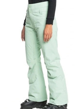 New ROXY Diversion Insulated Technical Snow Pants in Cameo Green Women's Size L