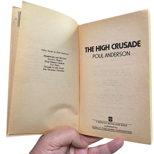 The High Crusade Poul Anderson Sci-Fi Fantasy Paperback Book Vintage - Picture 4 of 5