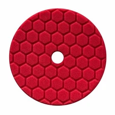 Chemical Guys BUFX117HEX5 Hex-Logic Quantum Ultra Light Finishing Pad Red 5.5in