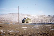 Kodak Slide 1950s Red Border Kodachrome Small Artic Outpost