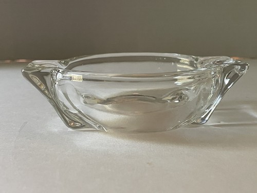 Vintage Anchor Hocking MANHATTAN Style Round Ashtray Clear Glass 5" - Picture 6 of 11