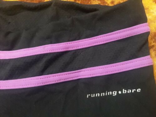 Running Bare 7/8 Black Leggings, VGC- lightly used, size 14