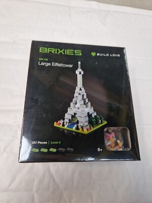 BRIXIES 3D BAUSTEINE 200.152 GROSSER EIFFELTURM BAUSATZ SET 257 TEILE NEU