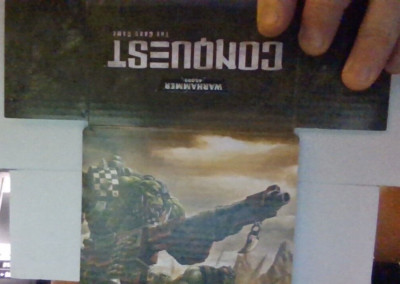Warhammer Conquest LCG Deck Box, zusammengebaut, wird aber Flat Pack