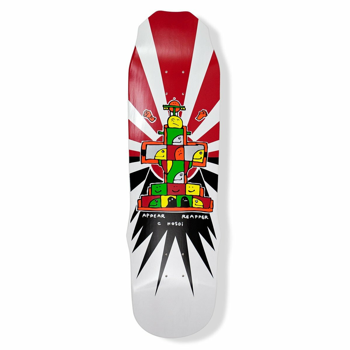HOSOI X GONZ APPEAR REAPPEAR SKATEBOARD DECK - MARK GONZALES - 9 x