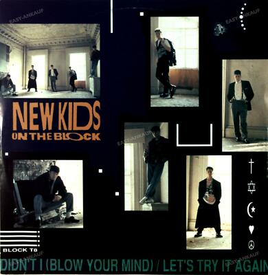 New Kids On The Block - Let's Try It Again. Didn't. I Blow Y.. UK Maxi 1990 .