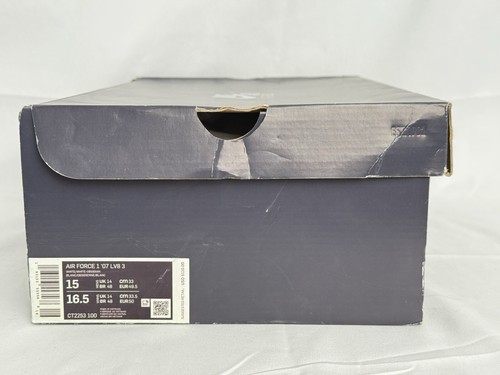Nike Air Force 1 Vachetta Mens Size 15 2019 Removable Swoosh CT2253 100 - Picture 15 of 20