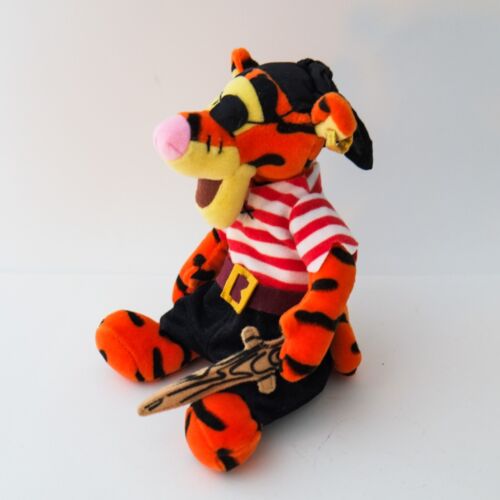 Bolso de frijoles de peluche de juguete suave Disney TIGGER PIRATE - NUEVO CON ETIQUETAS NUEVO Winnie the Pooh - Imagen 2 de 6