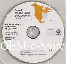 2005 2006 2007 2008 2009 BMW M5 & M6 Series Navigation DVD West Map 2011 Update
