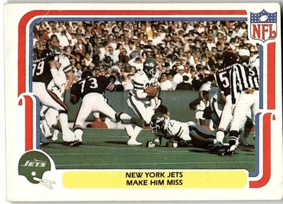 1980 Fleer Team Action #37 Make Him Miss