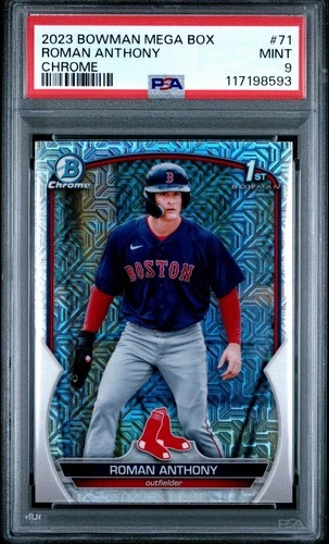 2023 Bowman Mega Box Roman Anthony Chrome Mojo #71 PSA 9
