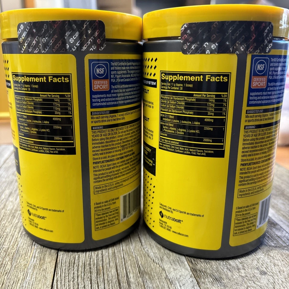 2 Cellucor BCAA Sport Hidratación Todo el Día Cereza Limada 30 Porciones Foto 3 de 4