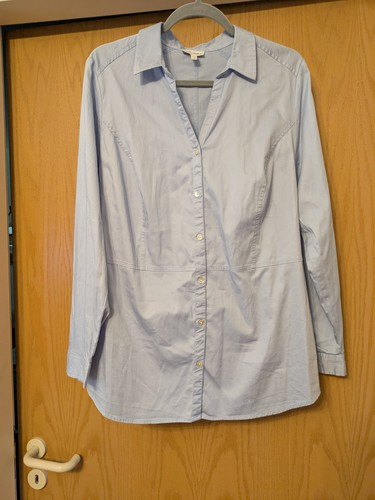 Gina Laura!! Super schöne elegante hellblaue Bluse, Gr. 44/46
