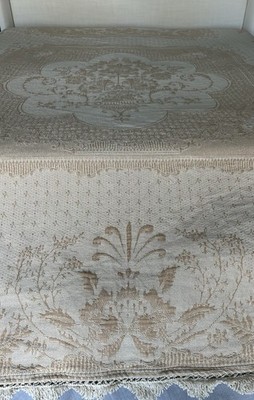 Abigail Adams Matelasse Bedspread Heavy Cotton F/Q  93 x 114 w/o Fringe
