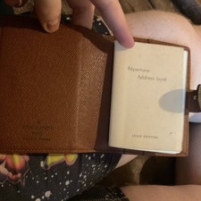 Louis Vuitton Repertoire Women s Brown Leather Address Book Organizer
