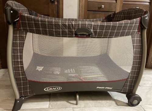 Vintage Graco Pack N Play Playpen Clip On Mesh Bassinet Insert
