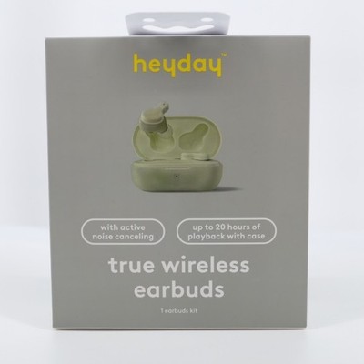 True Wireless Earbuds Active Noise Cancelling - heyday - Translucent Matcha NEW