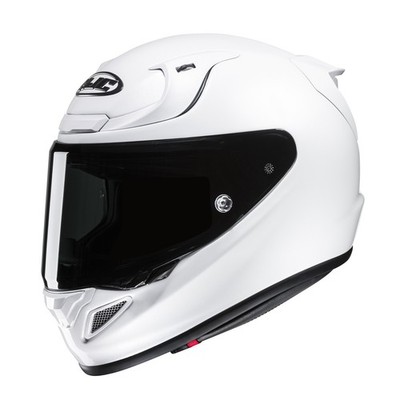 HJC RPHA 12 Solid Pearl White Gr. M Motorradhelm Integralhelm ECE2206 weiß