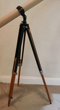 Adjustable Tripod for Antique Telescopes Wood Metal