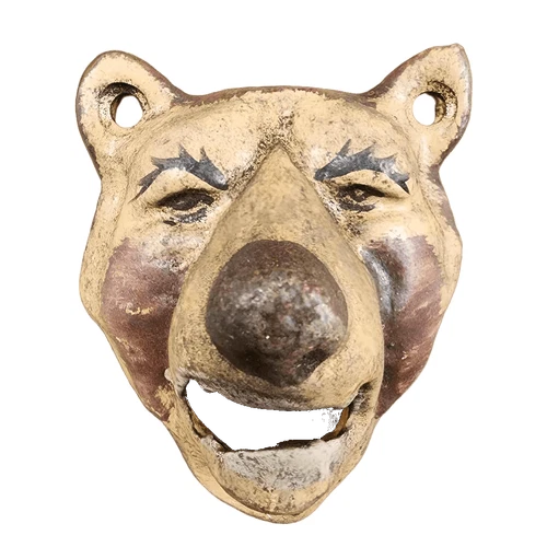 Jones Peak Grizzly Bear Wall Bottle Opener