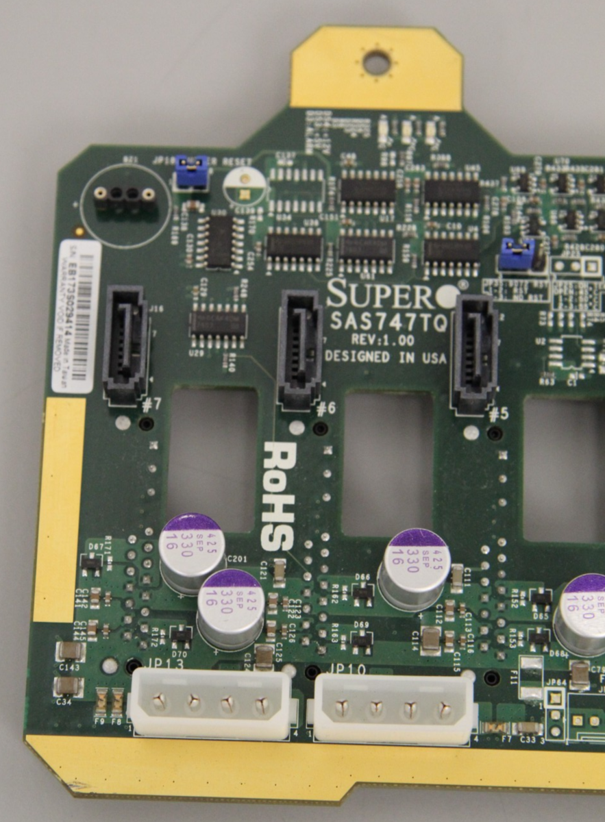 その他 sasq Supermicro SAS747TQ SAS/SATA Hard Drive Replacement Backplane | eBay