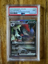 POKEMON TCG - JOURNEY TOGETHER - N'S ZOROARK EX 185/159 - PSA 9