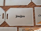 Lot 25 Neiman Marcus Christmas Silver Metal Gift Tags Ornaments 3x2" Oh What Fun — photo 3