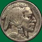 1926 Buffalo Nickel Very Fine VF Coin #39173