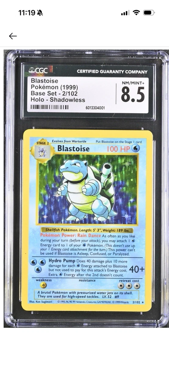 ARS10+ カードダス 緑 カメックス carddass blastoise ARS10+ カードダス 緑 カメックス carddass blastoise Pokémon TCG 8.5