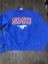 Vintage CHAMPION SMU Mustangs Crewneck Sweatshirt Adult Small Southern Methodis