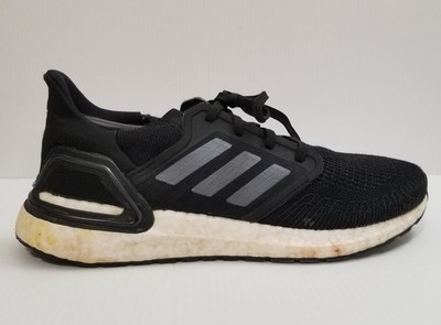 Adidas Ultra Boost 20 Men s Size 9.5 Black Athletic Running Shoes Sneakers