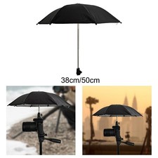 Parapluie pivotant pour appareil photo, protection contre la pluie, parapluie de