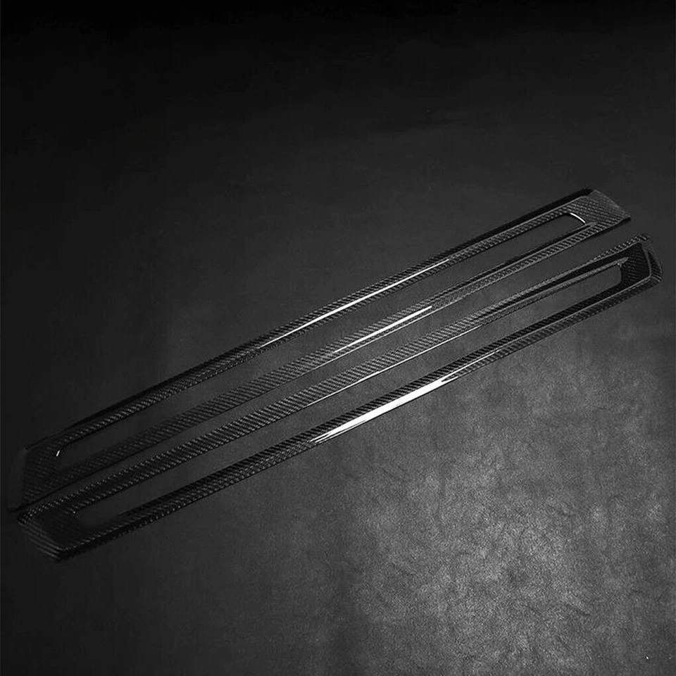 Placa umbral umbral alféizar de puerta interior de fibra de carbono para BMW G22 G26 G82 430i M4 Foto 4 de 4