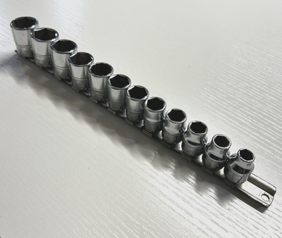 #ad SNAP ON 12 Pc Shallow Socket Set 3 8quot; Drive 6 Point 8mm 19mm 212FSMY $124.00