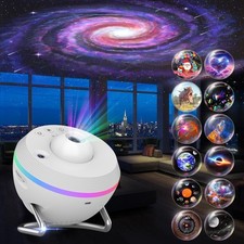 Galaxy Projector, 12 in 1 HD Planetarium Galaxy Star Projector for Bedroom, S...