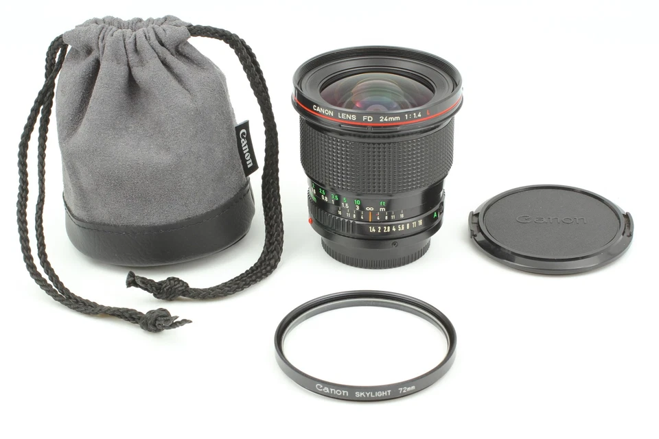 CLA'd  [Top Mint] Canon New FD NFD 24mm f/ 1.4 L Wide Angle MF Lens From JAPAN - Image 2 of 4