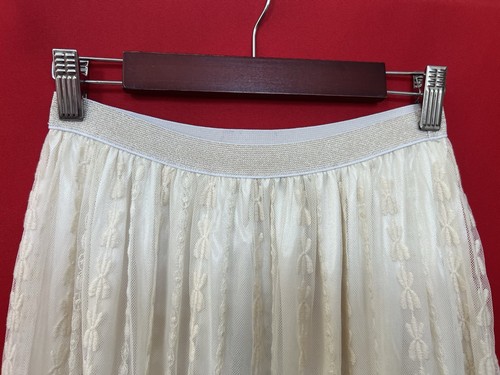 Lace Boho Midi White Skirt NWT - 第 4/5 張圖片