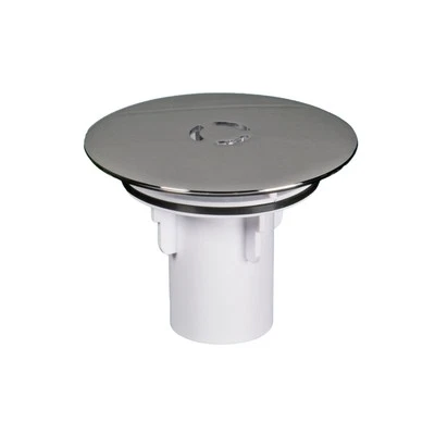 McAlpine ST90CBTOP+TUBE Chrome Plated Brass Flange And Dip Tube For ST90 Traps