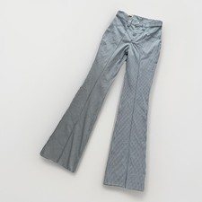 Vintage LEE Bellbottom Pants 1970s 70s Polyester Disco 26x36 Houndstooth Talon