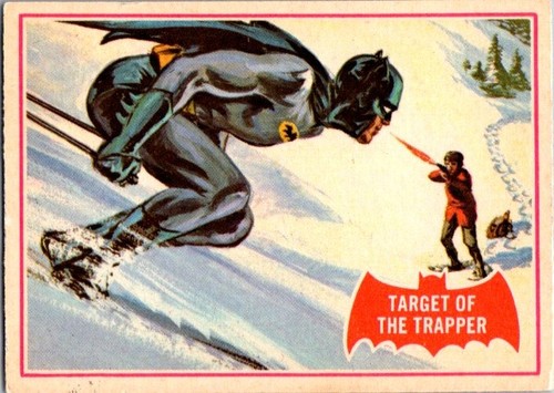 1966 Topps Batman Red Bat #4A Target of the Trapper — TAG (grade unconfirmed)