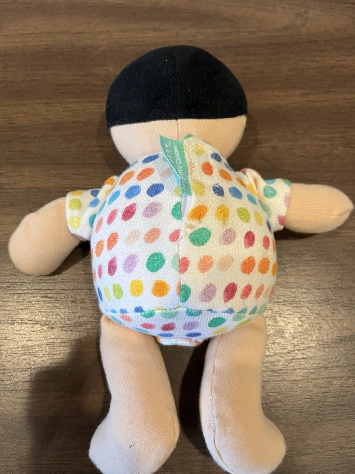 Lovevery Plush Doll Organic Lovey Montessori Learning White Light 9" - Image 3 of 4