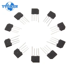 10X Diode Bridge Rectifier KBP307 3A 1000V Flat Single Phase Rectifiers For PCB