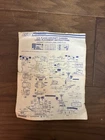 GI Joe 1985 Original Label Instructions U.S.S. FLAGG Aircraft Carrier DAMAGED