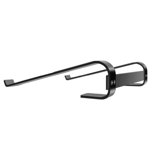 Soporte elevador para computadora portátil de escritorio 10-18 pulgadas - Soporte universal para computadora portátil - Negro - Imagen 2 de 6